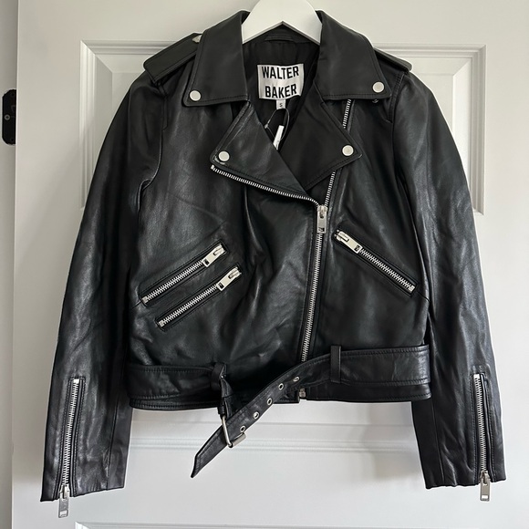 Walter Baker Jackets & Blazers - Walter Baker Allison Jacket, Black - Leather